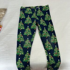Festive Christmas Tree Kids Leggings
